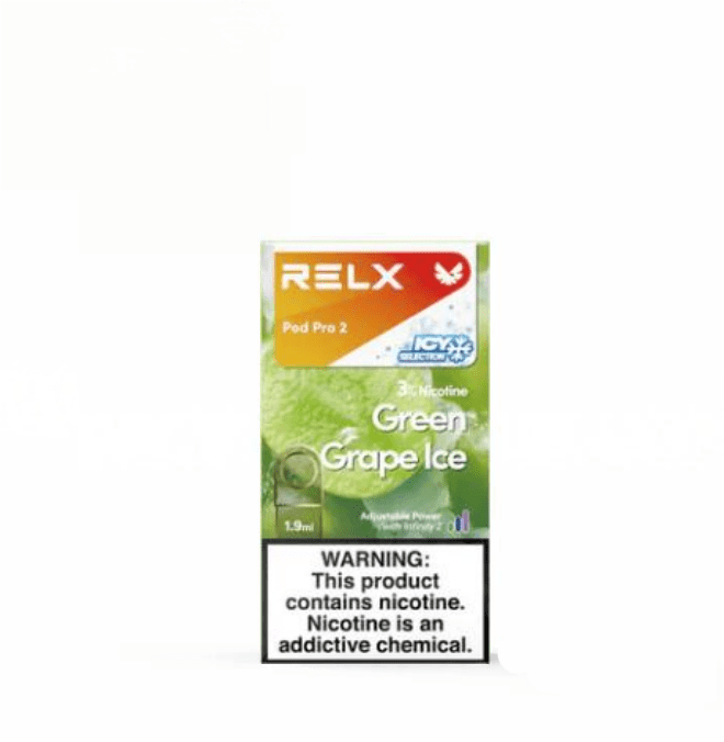 relx拋棄式煙彈超涼青提口味